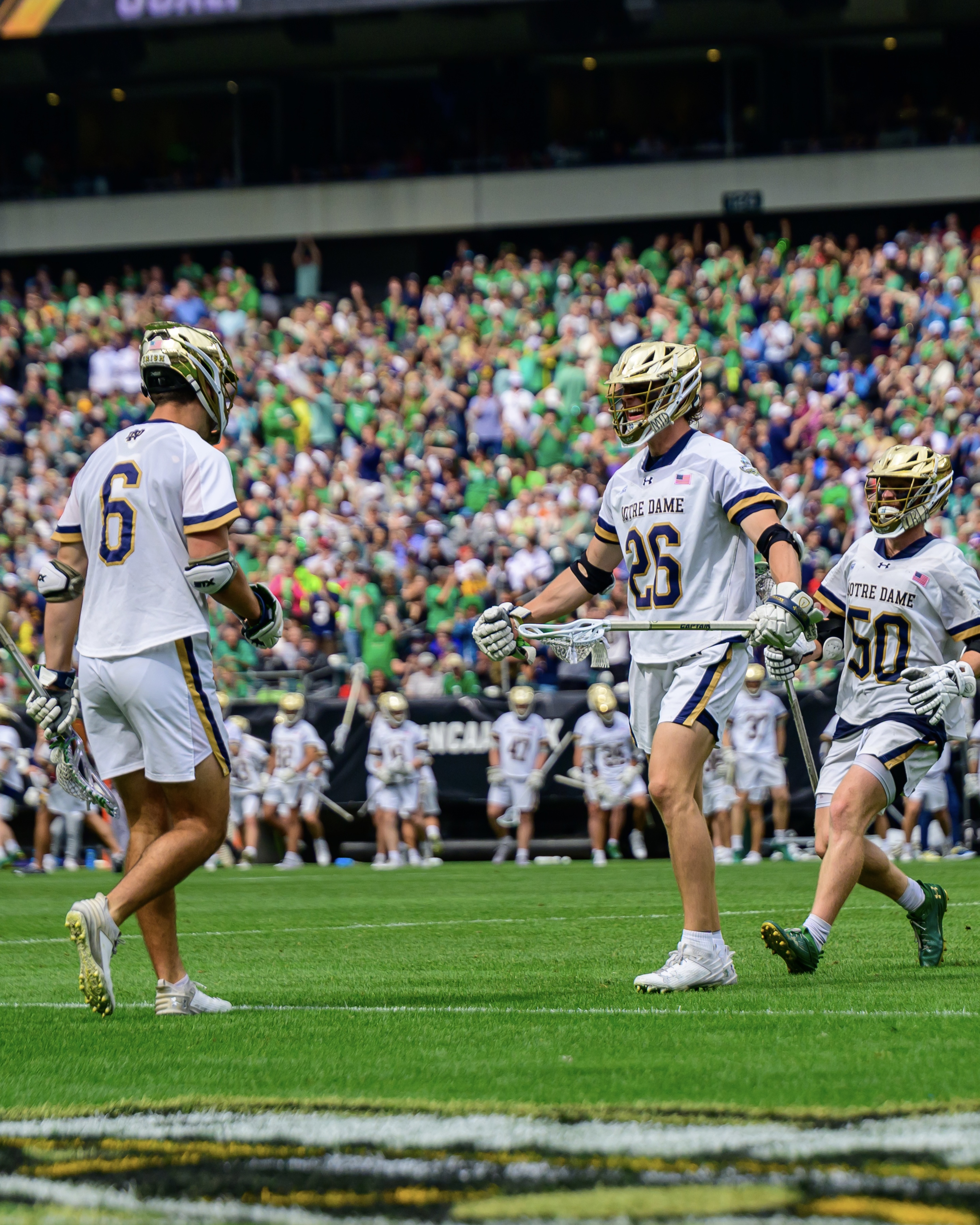 Fisher Finley #6 in action at Notre Dame